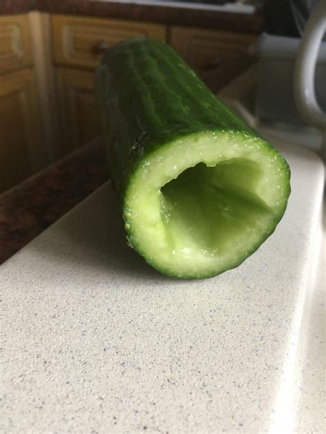 This way you will have more surface area to use. . Cucumber fleshlight